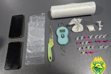 ​ROTAM prende dois homens por tr&aacute;fico de drogas no bairro Aeroporto em Jacarezinho