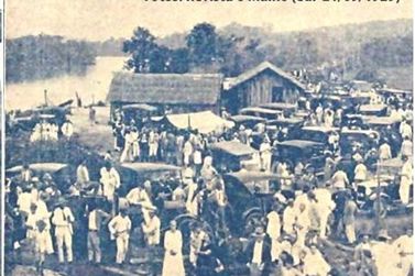 Foto hist&oacute;rica da revista O Malho retrata inaugura&ccedil;&atilde;o de ponte sobre o Rio Paranapanema
