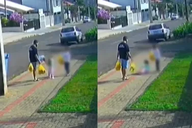 Homem &eacute; investigado ap&oacute;s ser filmado agredindo a filha de 3 anos no Paran&aacute;