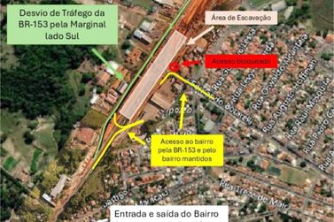 ​BR-153 ter&aacute; amplia&ccedil;&atilde;o de desvio e bloqueio de acesso ao Aeroporto