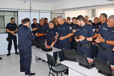 GCM recebe treinamento especializado para a utilização de novos equipamentos 