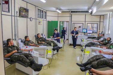 37º Batalhão de Infantaria Mecanizado realizou uma doação de sangue voluntária 
