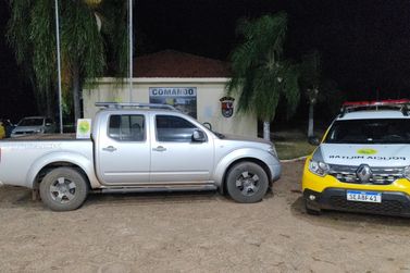 Polícia Militar recupera caminhonete furtada em Planaltina do Paraná