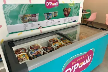 Sorveteria D'Pauli tem mais de 20 sabores de sorvete 2L a partir de R$ 27,00