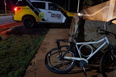 Ciclista morre ap&oacute;s ser atingido por carro na PR-569