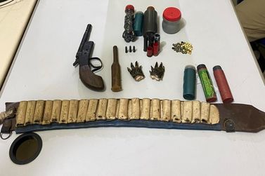 Homem &eacute; preso por viol&ecirc;ncia dom&eacute;stica e posse irregular de arma em Quer&ecirc;ncia do Norte