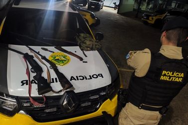 Moto, armas e muni&ccedil;&otilde;es s&atilde;o apreendidas em distrito de Santa M&ocirc;nica