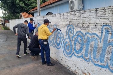 Projeto Sonho Meu recebe melhorias de alunos do curso de forma&ccedil;&atilde;o da Pol&iacute;cia Militar