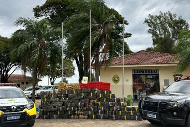 Mais de 1,4 tonelada de maconha &eacute; apreendida &agrave;s margens do Rio Paran&aacute;