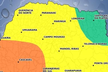 Tempestade pode atingir Loanda e regi&atilde;o nesta quarta-feira (29)