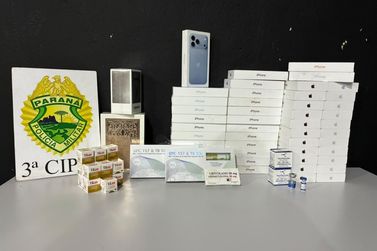 Quase 50 iPhones do Paraguai s&atilde;o apreendidos em Santa M&ocirc;nica