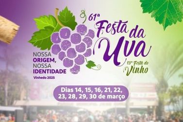 Festa da Uva de Vinhedo &eacute; transferida para mar&ccedil;o