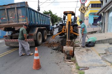 Louveira realiza obra de drenagem na Rua Irm&atilde; Fedelina para evitar alagamentos