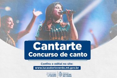 Secretaria de Cultura abre inscrições para o Concurso “Cantarte”