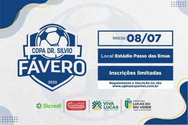 Inscrições para Copa Dr. Silvio Fávero 2023 estão abertas