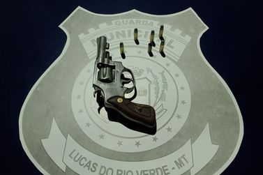 GCM de Lucas do Rio Verde apreende arma utilizada em tentativa de roubo
