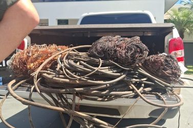 Tr&ecirc;s s&atilde;o presos por furto e recepta&ccedil;&atilde;o de fios em Lucas do Rio Verde