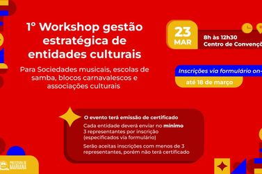 Prefeitura de Mariana realiza Workshop de Gestão para entidades culturais