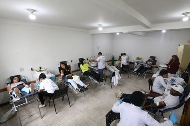 Ao todo foram 175 bolsas de sangue coletadas