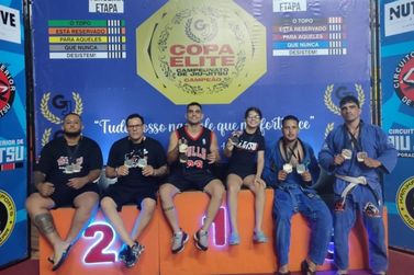 Jiu-Jitsu de Mirassol conquista 11 medalhas em Araçatuba