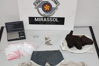 Homem &eacute; preso por tentativa de homic&iacute;dio e tr&aacute;fico de drogas em Mirassol
