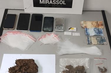 Pol&iacute;cia Militar fecha ponto de tr&aacute;fico de drogas no S&atilde;o Bernardo, em Mirassol