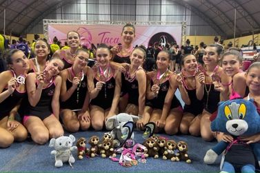 Gin&aacute;stica r&iacute;tmica conquista p&oacute;dios na 7&ordf; Ta&ccedil;a Noroeste Paulista