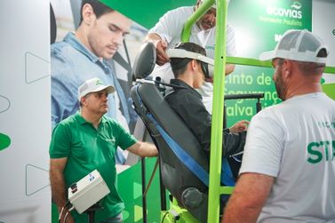 Simulador de Impacto chega ao centro de Rio Preto para alertar motoristas