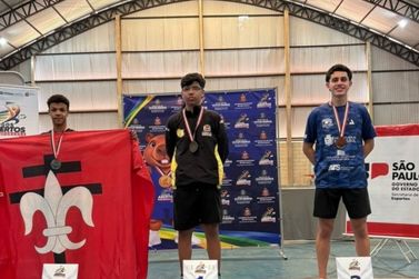 Primeira medalha de Mirassol nos Jogos Abertos vem no t&ecirc;nis de mesa