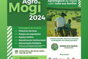 Agro Mogi 2024: Encontro do agroneg&oacute;cio da regi&atilde;o acontece na pr&oacute;xima sexta