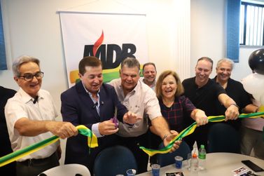MDB inaugura sede regional e amplia articula&ccedil;&atilde;o no interior