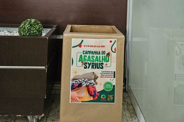 Campanha do Agasalho da Syrius arrecada doa&ccedil;&otilde;es at&eacute; 15 de junho