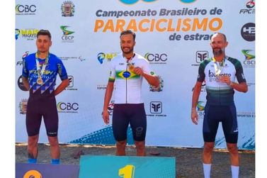 Ciclistas de Mogi Gua&ccedil;u se destacam nos Jogos Regionais e no Brasileiro de Paraciclismo
