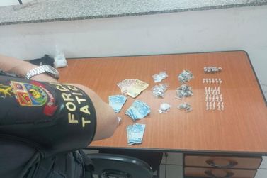 Adolescente &eacute; apreendido com drogas no Parque das Laranjeiras