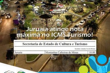 Juruaia atinge nota máxima no ICMS Turismo