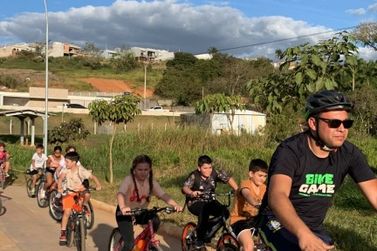 Projeto "Bike Game" leva bicicleta para as aulas de Educa&ccedil;&atilde;o F&iacute;sica em Juruaia