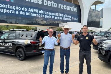 Nova Resende recebe nova viatura da Pol&iacute;cia Civil para refor&ccedil;ar a seguran&ccedil;a