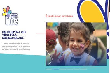 Doa&ccedil;&atilde;o espont&acirc;nea: Hospital Regional do C&acirc;ncer de Passos lan&ccedil;a plataforma online