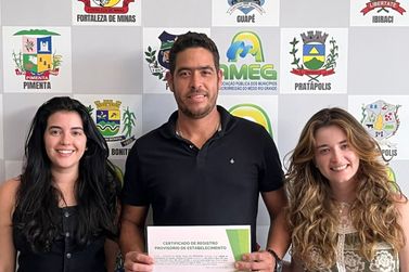 Produtor de Carmo do Rio Claro recebe certifica&ccedil;&atilde;o do Servi&ccedil;o de Inspe&ccedil;&atilde;o Municipal