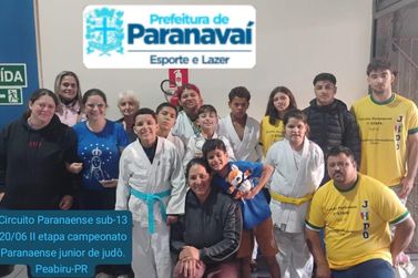 Jud&ocirc; de Paranava&iacute; conquista p&oacute;dio e participa de etapa estadual em Peabiru