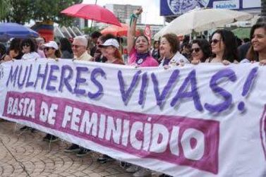 Porto Rico realiza caminhada no Dia Estadual de Combate ao Feminic&iacute;dio
