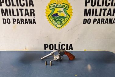 Adolescente de 15 anos &eacute; apreendido com rev&oacute;lver e muni&ccedil;&otilde;es em Paranava&iacute;