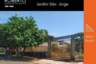 Terreno &agrave; venda - 855m&sup2; - Jardim S&atilde;o Jorge