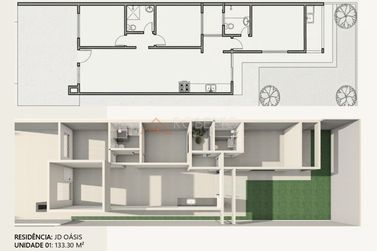 Casa &agrave; venda - 225m&sup2; - Jardim O&aacute;sis
