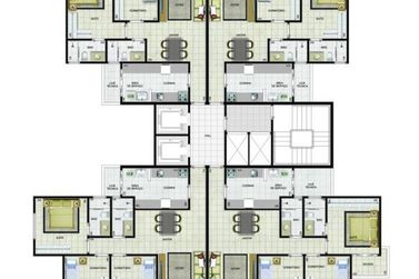 Apartamento &agrave; venda - 97m&sup2; - Centro