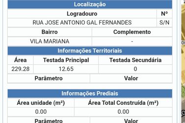 Terreno &agrave; venda - 230m&sup2; - Pr&oacute;ximo sesi