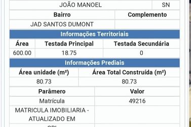 Terreno &agrave; venda - 600m&sup2; - Centro