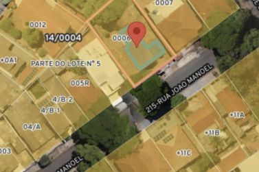 Terreno &agrave; venda - 609m&sup2; - JD SANTOS DUMONT 