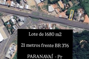 Terreno &agrave; venda - 1680m&sup2; - Br 376