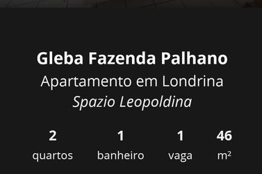 Apartamento &agrave; venda - 46m&sup2; - Gleba Fazenda Palhano